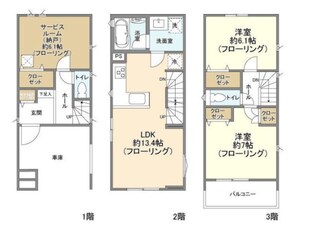 Kolet中浦和＃02の物件間取画像